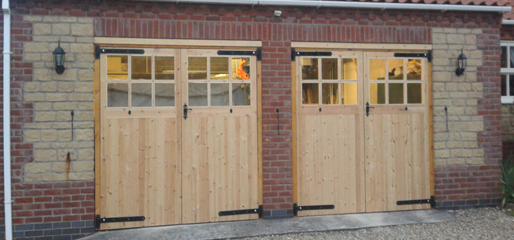 Side Hinged Wooden Garage Doors Brisbane